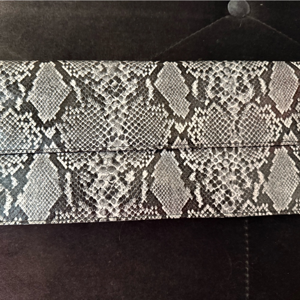 Snakeskin Pattern Clutch by Express